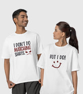 Matching Shirts Unisex Half Sleeve T-Shirts (Pack of 2)